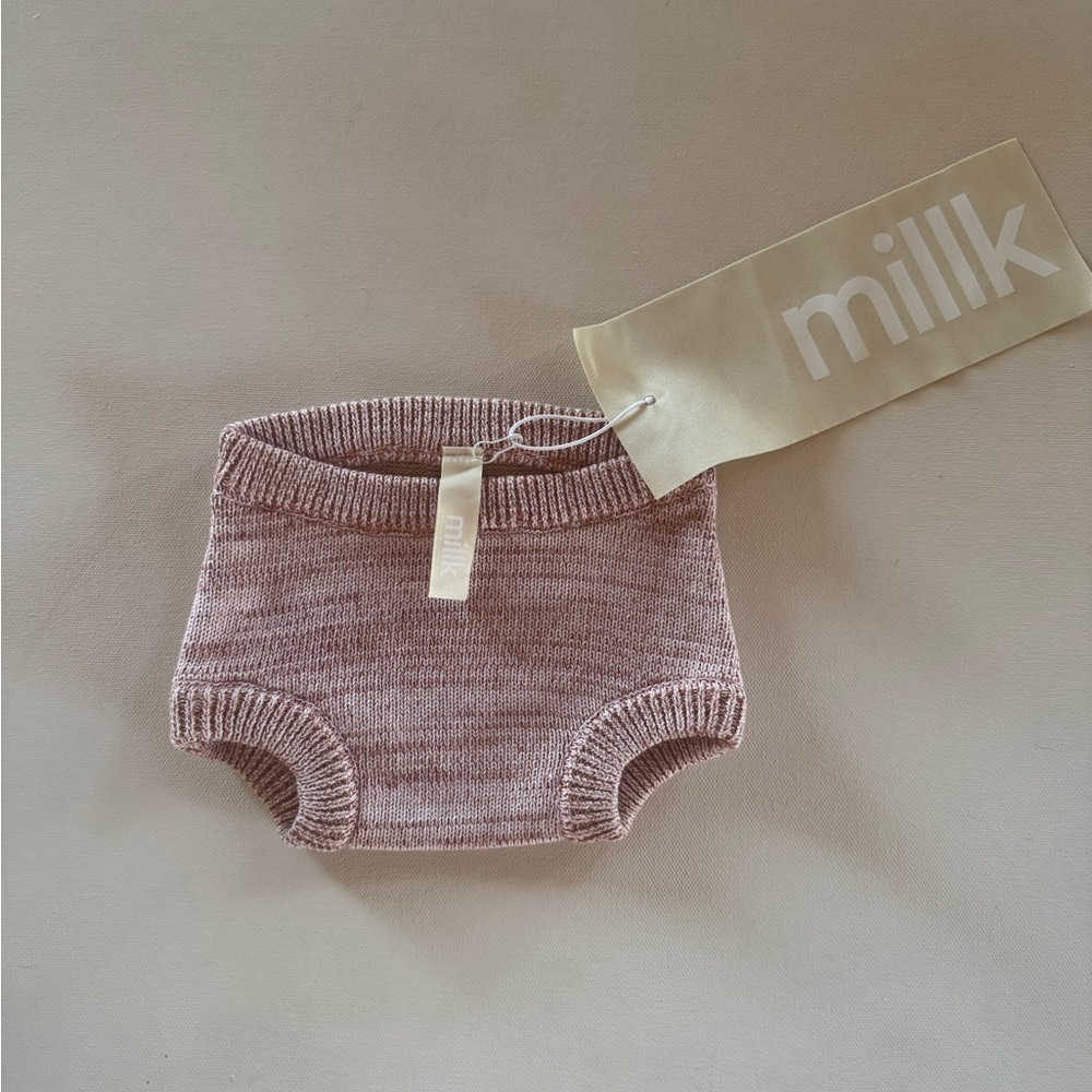 Millk quartz cotton knit shortie